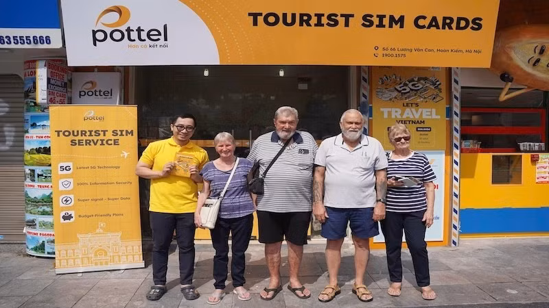 Pottel 旅行 SIM 卡是越南邮政为国际旅行者提供的产品。