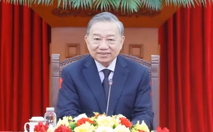 越共中央总书记、国家主席苏林与澳大利亚总理通电话。