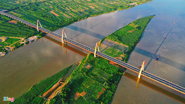 高空俯瞰河内的河流和湖泊（组图） ảnh 3