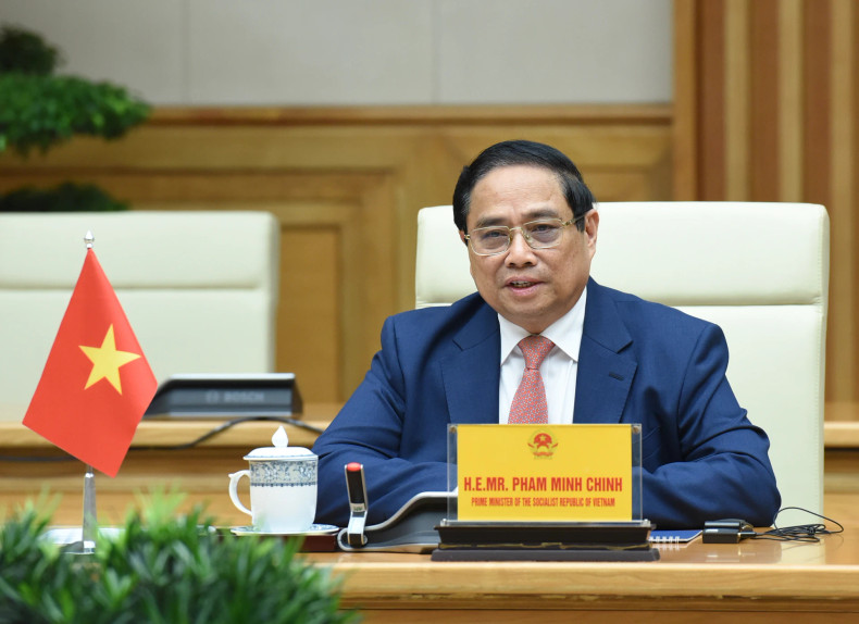 范明正总理致辞。