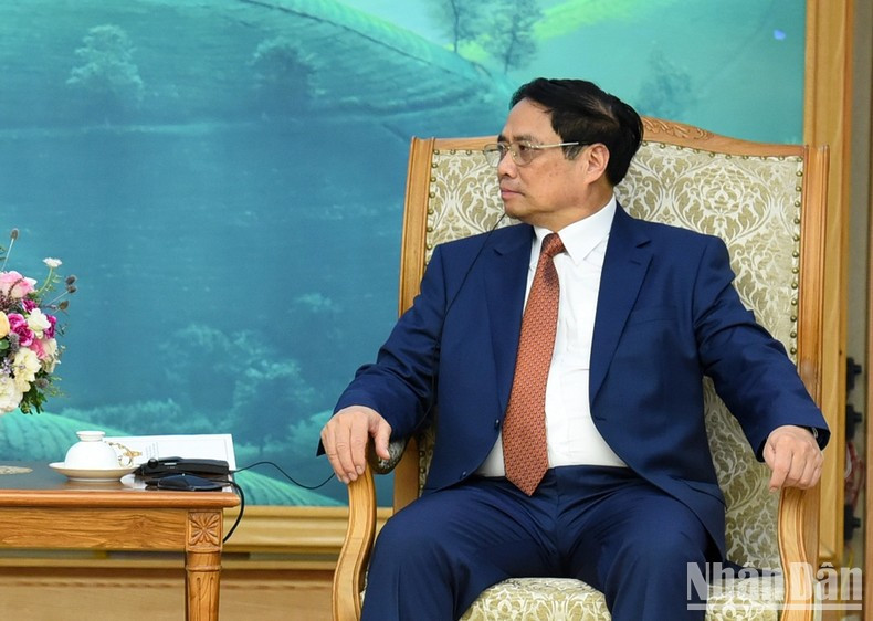 越南总理范明正会见美国总统气候问题特使约翰·克里【组图】 ảnh 4