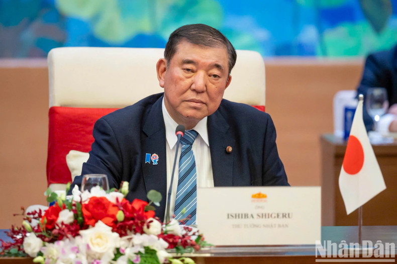 日本首相石破茂。 日本首相石破茂。