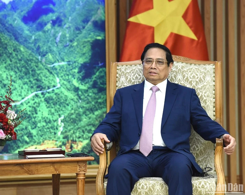 范明正总理致辞。