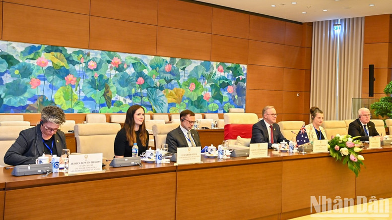 澳方代表团成员。