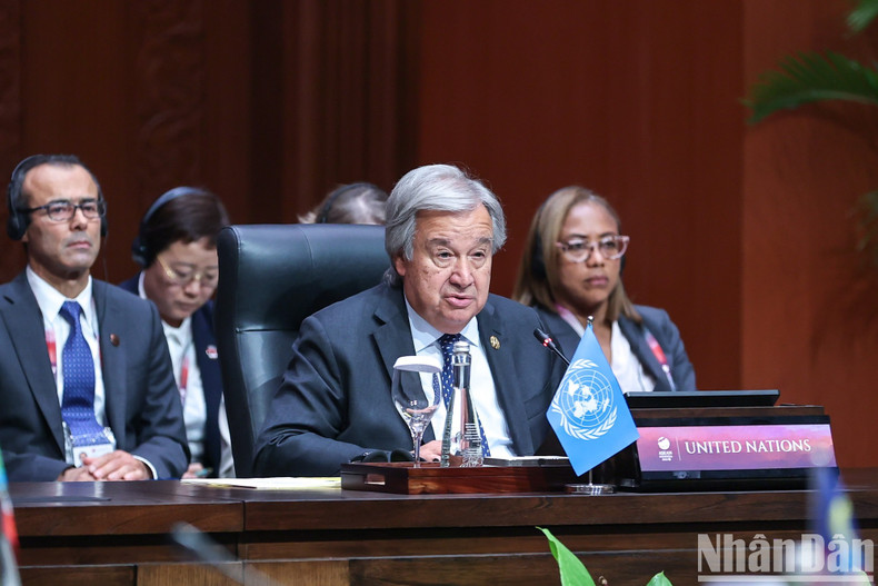 联合国秘书长安东尼奥·古特雷斯。 联合国秘书长安东尼奥·古特雷斯。