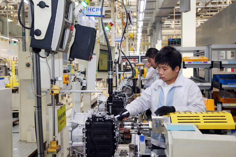 位于日照市的现代坦迪斯自动变速箱(山东)有限公司生产车间。 位于日照市的现代坦迪斯自动变速箱(山东)有限公司生产车间。