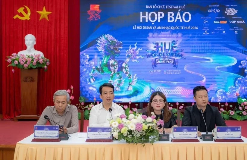 Lễ hội Di sản và Âm nhạc Quốc tế Huế 2026 được công bố