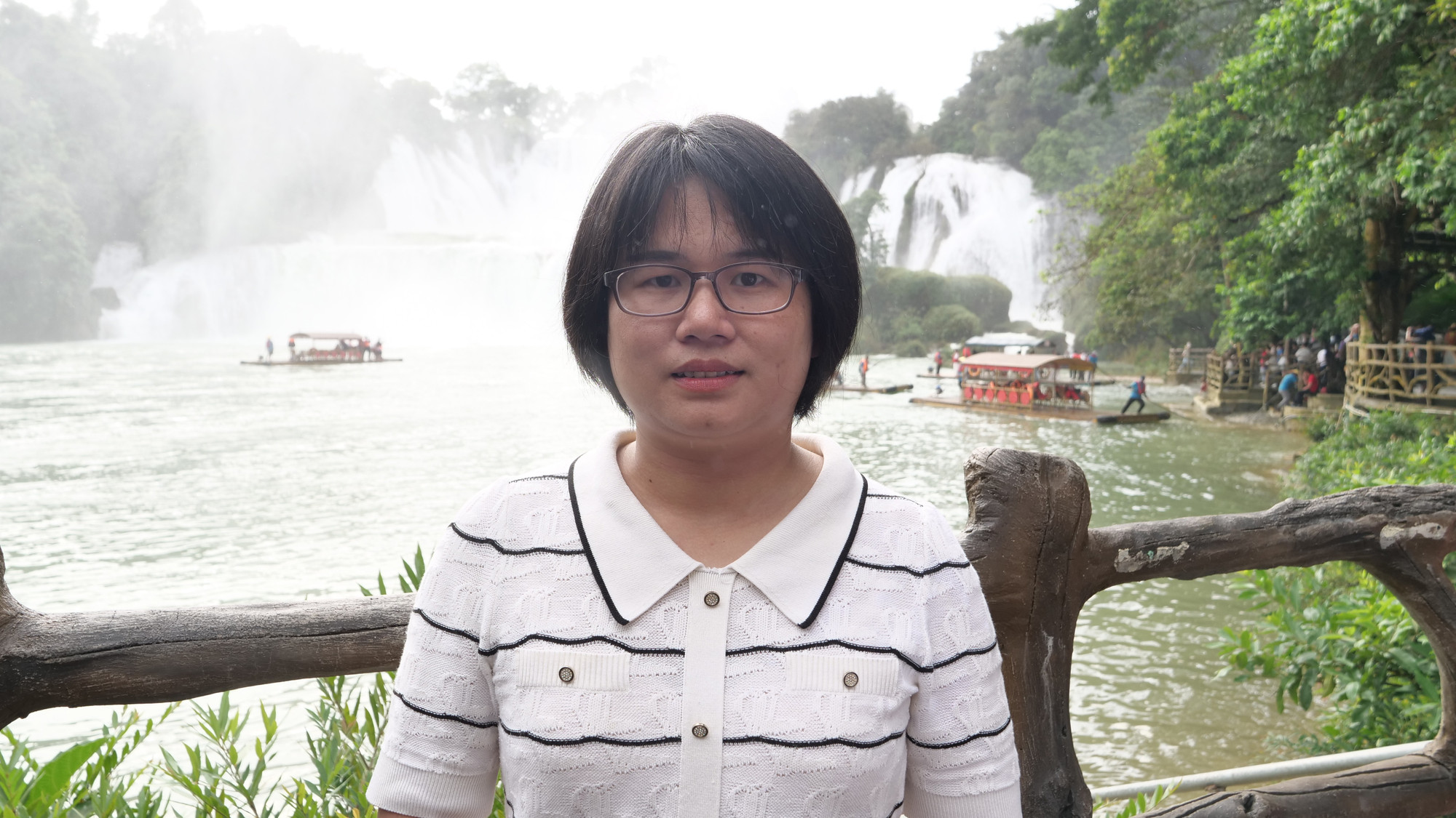 中国广西崇左市大新县文化旅游和体育广电局副局长农美美。 a14-p2304736.jpg