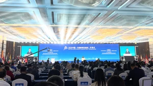 2025中国—东盟教育交流周开幕式。（杜有兴 摄）