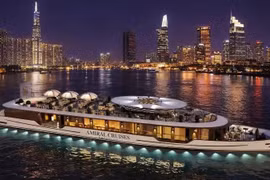 Amiral Cruise游船三维效果图。