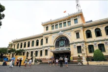 西贡中心邮政局是胡志明市著名目的地。（图片来源：越通社）