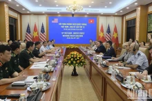 第13次越美防务政策对话场景。