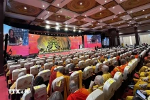 2025年第20届联合国卫塞节闭幕式全景。（图片来源：越通社）