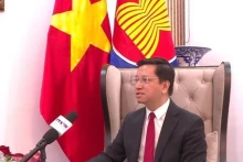 越南驻印度特命全权大使、兼任驻尼泊尔和不丹大使阮清海。（图片来源：越通社）