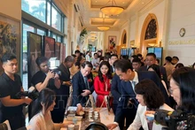 越中两国“2025年“茶和天下”·雅集”文化交流活动在河内举行。（图片来源：越通社）