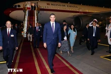 应越南政府总理范明正的邀请，西班牙首相佩德罗·桑切斯于2025年4月8日至10日对越南进行正式访问。（图片来源：越通社）
