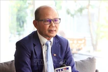 柬埔寨皇家科学院国际关系学院亚洲－非洲－中东事务研究司代理司长乌梁。（图片来源：越通社）