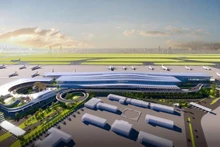 T3航站楼竣工后模型。