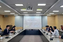 广南省工作代表团与仁川自由经济区管理委员会举行工作会谈。（图片来源 ：VKBIA）