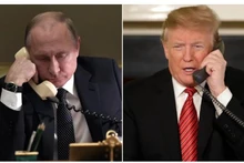 俄总统普京（左）与美国总统特朗普（图片来源：Sputnik/Getty Images/越通社)