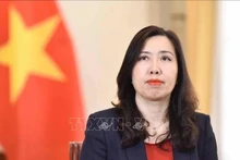 越南外交部副部长黎氏秋姮。
