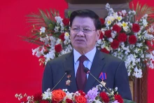 老挝人民革命党中央委员会总书记、老挝人民民主共和国主席通伦·西苏里。