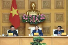 越南政府总理范明正会见在越美国商界代表。