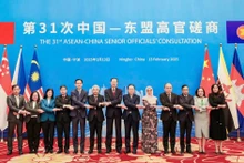 与会代表合影。