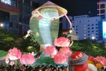 阮惠花街一角。