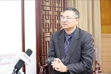 中国浙江工业大学区域国别研究院执行院长，兼越南研究中心主任、教授、博士成汉平。（图片来源：越通社）