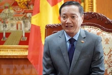 越南驻老挝大使阮伯雄。（图片来源：越通社）