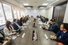 越南-哥伦比亚联合经济委员会第一次会议场景。