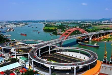 海防市一角。