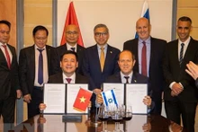 越南和以色列4月2日发表声明，宣布越南-以色列自由贸易协定谈判正式结束。（图片来源：越通社）