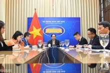 越南外交部部长裴青山3月28日同中国国务委员兼外交部部长秦刚通电话。