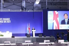 越南政府总理范明正出席COP26会议并发表演讲。