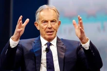 英国前首相托尼·布莱尔。