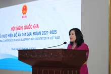 越南劳动荣军与社会部副部长阮氏河。