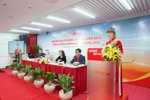 越捷航空股份公司2023年年度股东大会场景。
