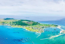附图：广义省李山岛一角。