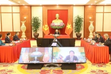 越共中央总书记同柬埔寨人民党主席举行高层视频通话。