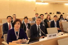 越南代表团团长与会。（图片来源：越通社）