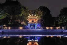 文庙国子监的奎文阁。 
