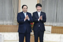 范明正总理会见群马县知事山本一太。