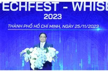越南政府总理范明正出席2023年胡志明市创新创业周活动。
