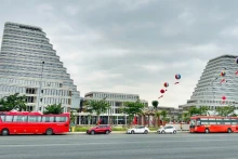 海防市政治行政中心。