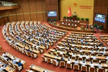 第十五届国会第七次会议场景。