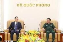 会见场景。（图片来源：越通社）