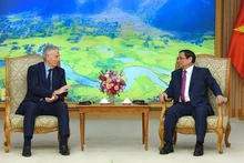 政府总理范明正会见英国前首相、托尼·布莱尔全球变化研究所执行主席【组图】