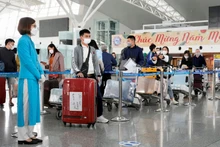 附图：越南内排航空港准备好春节服务保障方案。